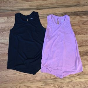 Old Navy Breathe ON Tie-Back Performance Go Dry Tank Top Both Size Small